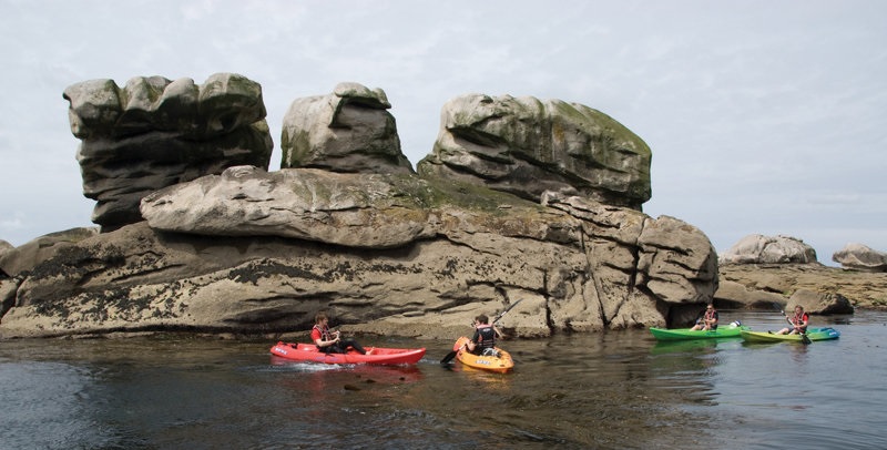 activité nautique en kayak au guilvinec en bretagne