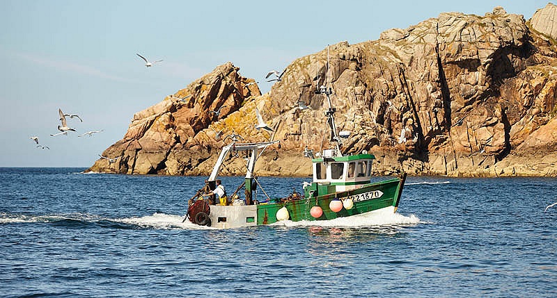 peche cotière dans le finistere sud