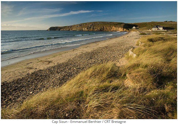 cap sizun en cornouaille dans le finistere sud en bretagne