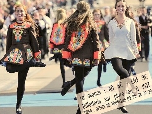 Initiation à la danse irlandaise à pont l'abbe dans le finistere