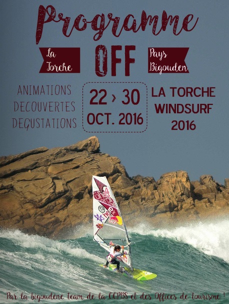 Programme du championnat Windsurf 2016 à la Torche